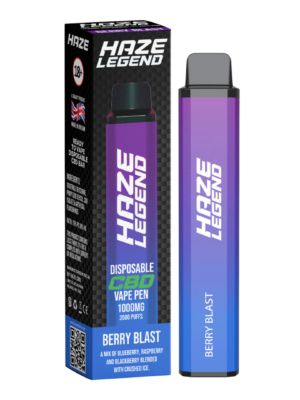 Image of a Haze Legend Berry Blast 1000mg Vape