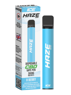 H Berry Ice Haze Bar CBD Vape Disposable 300MG 600 Puffs