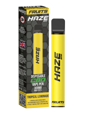 Tropical Lemonade Haze CBD Vape Disposable 300MG 600 Puffs