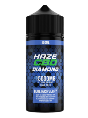 Image of Haze CBD Diamond 15000 E-Liquid - Blue Raspberry