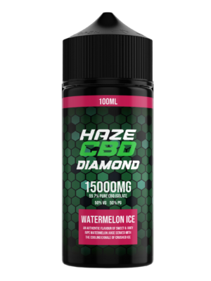 Watermelon Ice E Liquid Haze CBD Diamond 15000